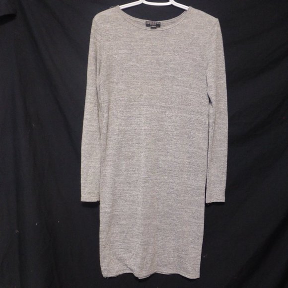 REVAMPED By Sirens, grey long sleeve pullover dress, size small, GUC